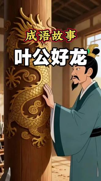 叶公好龙讲的是叶公表面极度酷爱龙、家中满是龙形装饰,当真龙现身时却吓得魂飞魄散的故事,讽刺了口是心非、表里不一的人。#成语故事#寓言故事#听故事长智慧 #睡前故事