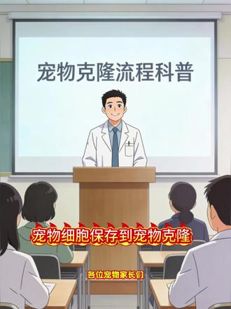 宠物基因保存到宠物克隆科普#内容过于真实 #宠物基因保存 #宠物细胞保存 #克隆狗,克隆猫 #宠物克隆,克隆宠物