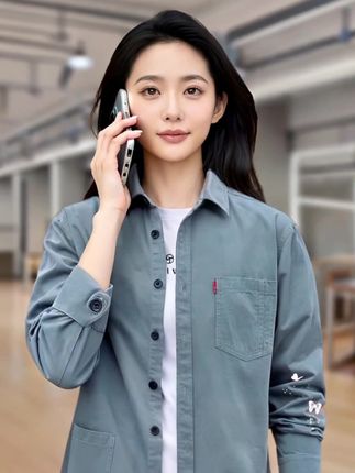 正品稻草人100%全棉衬衫男长袖男士纯棉休闲衬衣工装外套潮春秋季 #男装外套 #男士搭配 #男装搭配 #外套穿搭 #衬衫穿搭