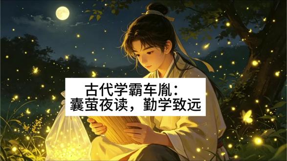 古代学霸养成记 在我国东晋时期,有一位出身贫寒却凭借刻苦努力名垂青史的读书人,他就是被后人称赞的“古代学霸”车胤。他身处困境却不改求学之志,用一束微弱的萤光照亮漫漫求学路,用坚持不懈的勤奋,书写了一段流传千古的读书佳话。
车胤从小恭勤好学,十分热爱读书。他聪慧懂事,对待学习一丝不苟,从不偷懒懈怠。可他家境十分贫苦,没有多余的钱财购买灯油,一到夜晚,屋里一片漆黑,没办法点灯看书。但车胤十分珍惜学习时光,不想白白浪费夜晚,一直想方设法继续读书。
一个夏天的夜晚,车胤看见草丛里萤火虫闪闪发光,立刻想到了好办法。他找来白色薄绢,缝成一个透光的小口袋,捉来许多萤火虫装在里面。萤火虫聚集在一起,发出柔和明亮的光,刚好可以照亮书本。从此以后,每到夏夜,车胤就借着萤光夜以继日地读书学习,不管环境多么简陋,都始终坚持苦读不放弃。
日积月累的勤奋苦读,让车胤学识渊博,才华出众。后来他得到朝廷重用,为官清廉正直、品行端正,官至吏部尚书,成为受人尊敬的朝中大臣,从寒门少年成长为国家栋梁。
对比古人,我们生活在幸福美好的时代,教室明亮温暖,书本充足齐全,学习条件十分优越。可我们有时贪玩懒惰,不爱学习,遇到一点难题就想要退缩。车胤在艰苦贫穷的环境里都能刻苦求学,我们更应该珍惜现在的幸福生活。
囊萤夜读的故事让我明白,真正优秀的人,从不抱怨环境,只坚持努力学习。困难不是放弃的理由,勤奋才能成就未来。今后我一定要以车胤为榜样,珍惜光阴、认真读书、勤奋上进,做一个学有所成、不负少年时光的好学生。#阅读是一种习惯 #学生必读 #学霸故事 #四年级下册语文 #创作灵感