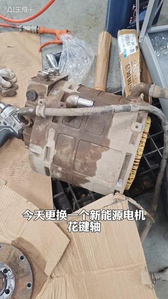 东风风行菱智M5EV更换电机花键轴
