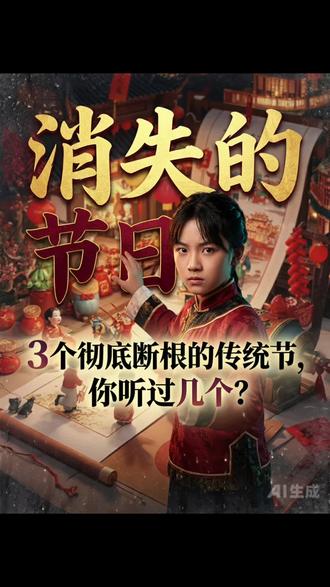 三个彻底断代消亡的华夏古节日,国人大多闻所未闻,丢掉的何止习俗,更是民族深藏的文化风骨#传统节日 #人日节 #花朝节 #天穿节 #中华文化