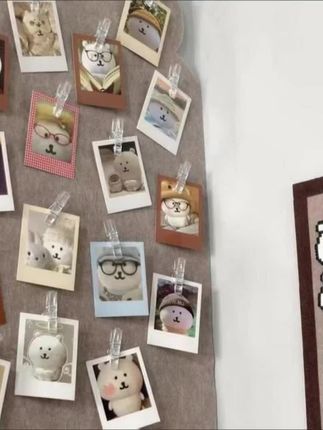 【不伤图片】透明工字钉!ins 风毛毡墙装饰,宿舍照片墙神器~#ins风夹子 #照片墙装饰 #透明图钉 #宿舍好物 #家居收纳