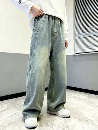 ##男童牛仔裤 #男童裤子 #牛仔裤穿搭 #高品质童装 #百搭裤子