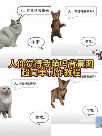 大家都在找的人你觉得我萌吗背景图制作教程来了,超级简单,快来试试吧!#毛利兰 #人你觉得我萌吗壁纸 #人你觉得我萌吗 #醒图 #醒图创作者 朋友圈背景图 可爱背景图 背景图制作 人你觉得我萌吗背景图制作教程