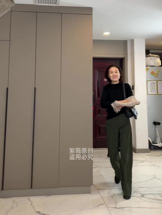 #休闲减龄穿搭 #宽松版型 #不挑年龄不挑身材 #洋气百搭 #工装香蕉裤