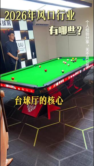 2026开一家迷你球房真的靠谱吗?#老板思维 #创业思维 #台球创业 #台球助教 #uu迷你球房