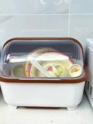 实用碗碟置物架,合理布局空间,放餐具方便沥水,厨房整洁新选择!