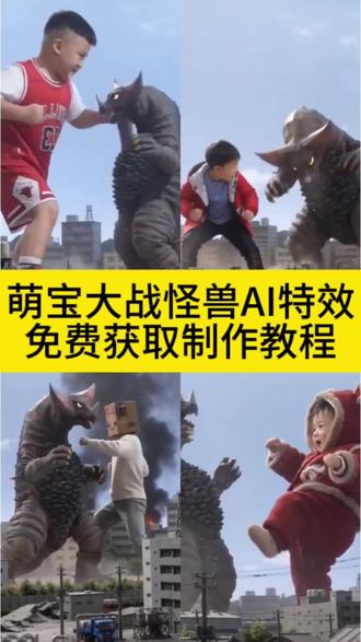 萌宝大战怪兽ai特效免费制作模板教程来喽,萌宠大战怪兽特效 萌宝大战怪兽特效 猫咪大战怪兽ai特效#萌宝大战怪兽 #AI萌宝大战怪兽 #打怪兽的奥特曼 #剪映 #创作者中心 萌娃打怪兽特效 萌娃打怪兽模板 萌宝大战怪兽怎么制作 萌娃打怪兽视频怎么弄 小孩打怪兽 萌宝打怪兽怎么做 萌娃打怪兽打怪兽的孩子AI萌宠大战怪兽萌娃打怪兽制作萌娃打怪兽拯救世界了ai萌宠大战怪兽打怪兽ai视频怎么制作携我家萌宠挑战小怪兽打怪兽ai视频ai一键
生成入口打怪兽ai打怪兽免费ai视频生成软件打
怪兽ai视频 一键生成萌娃ai视频 ai萌宝大战怪兽一
键生成 ai一键生成打怪兽ai萌宠大战怪兽