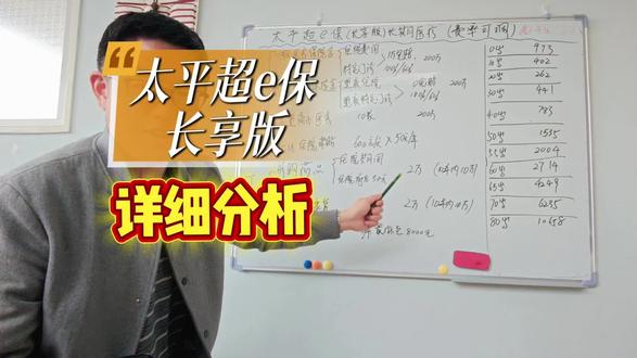 #太平人寿 #超e保 #超e保长享版 #百万医疗险 慎重投保超e保长享版