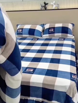 牛奶绒冬季四件套,加绒加厚双面绒超级保暖,三件套/四件套可选#冬季牛奶绒四件套#加厚保暖#面料柔软舒适