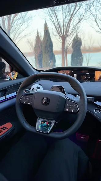 长安univ方向盘套三代univ三段卡式全包翻毛皮专车专用逸 123代都可以用三段式卡套#第三代univ#方向盘套