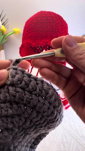 水母帽教程哦#手工编织零基础教学