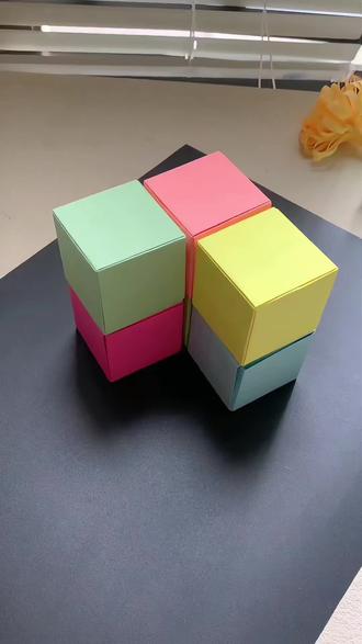 教你制作一个折纸立方体,好看又解压,还可给孩子当教具。#折纸教程 #手工diy#折纸手工 #折纸 #解压