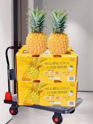 这个海南金钻凤梨🍍真的太太太好吃了,只要它不停产,我能一直吃😋,收到后切开直接就可以吃,不需要泡盐水,不需要挖眼,一口下去,满嘴爆汁,果肉特别细腻,口感超甜,没有一点酸味!!真的好好吃呀,喜欢吃凤梨的姐妹一定不要错过哟!!#优质农产品 #口感特别好 #现摘现发新鲜到家 #凤梨 #大人小孩都爱吃