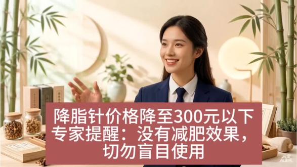 降脂针价格降至300元以下?没有减肥效果,切勿盲目使用!#健康科普知识分享 #创作者中心 #创作灵感