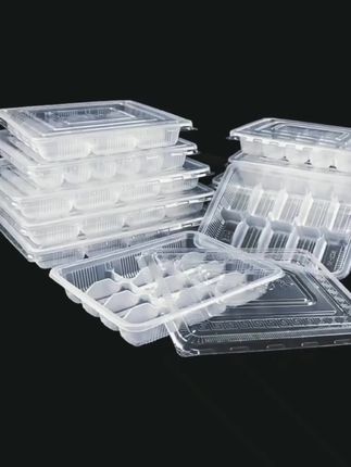 一次性饺子盒水饺打包盒外卖加厚带盖长方形专用速冻商用快餐盒#一次性饺子盒#饺子打包盒#速冻饺子盒#打包盒 #实用好物