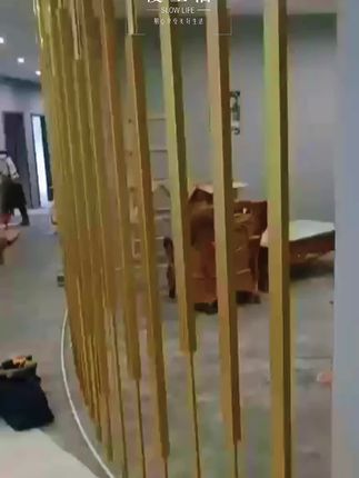 #立柱屏风#客厅玄关隔断#商业屏风 #工厂实拍视频
