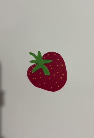 有手就会画的草莓#一学就会的简笔画 #草莓简笔画 #跟着抖音学画画 #幼儿园简笔画 #日常分享