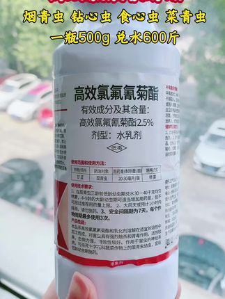 高效氯氟氰菊酯 大虫小虫都能打 专打各种抗性肉虫#高效氯氟氰菊酯 #高效氯氟氰菊酯厂家 #高效氯氟氰菊酯杀虫剂 #我的农资之路 #增产增收才是硬道理