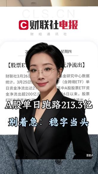 A股单日跑路超200亿,别着急抄底 等信号明朗再动手。
#泛财经知识节#泛财经知识科普#a股行情 #理财投资知识 #股票投资