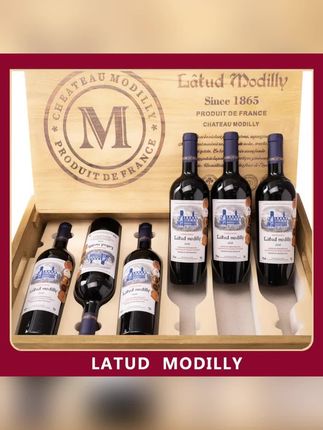 【名庄汇】拉图莫狄利城堡干红葡萄酒15度实木礼盒 750ml 【名庄汇】拉图莫狄利城堡干红葡萄酒15度实木礼盒 750ml*6瓶送礼#法国红酒 #酒盒包装 #法式浪漫 #夜市摆摊专用led灯 #复古黑白风