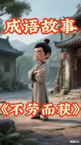 成语故事:不劳而获#成语故事 #儿童绘本 #绘本故事 #绘本 #热门