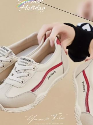 跃步2025秋季爆款小白鞋新款韩版ins女运动板鞋休闲浅口德训鞋#好鞋推荐 #每日分享 #时尚美鞋 #上脚舒适 #舒适百搭