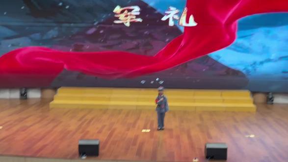 祝贺渭南市中小学生演讲朗诵大赛结束,杨悦艺荣获朗诵第一名! #演讲朗诵#少儿口才培训 #阳光绿洲口才教育 #现场拍摄
