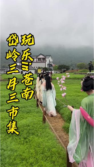 接下来的三个周末来岱岭看畲族民俗表演,品苍南美食。#三月三来岱岭 #周边游 #市集 #苍南旅游 #畲族文化