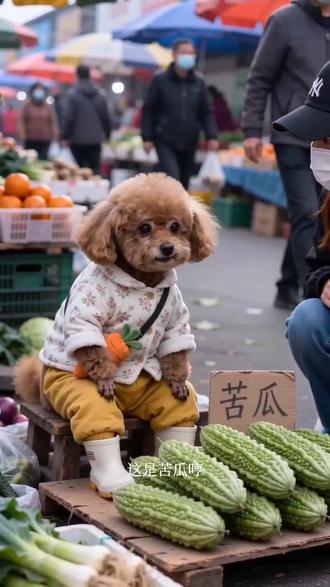 #AI苦瓜摊趣事 #随变ai随便玩 #这狗子一看就是干饭狗