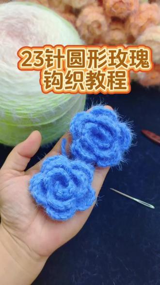 玫瑰花束毯子 圆玫瑰钩织教程 0基础新手超详细教程#真实生活分享计划 #新手入门编织教程 #毛线钩花朵教程视频 #手工毛线编织教程 #玫瑰花束毯子