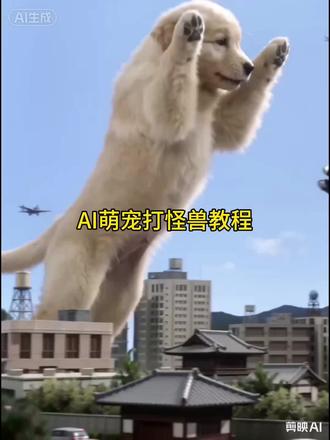 猫咪大战怪兽制作教程 猫咪大战怪兽ai生成 ai特效拍同款#ai大战怪兽 #猫咪打怪兽ai ai猫咪大战怪兽 猫咪打怪兽ai生成指令 #剪映