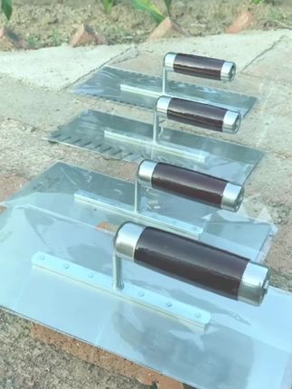 #锰钢锯齿泥板 #铺贴瓷砖#抹泥刀抹灰刀 #抹泥铁板抹泥子#带齿抹灰工具