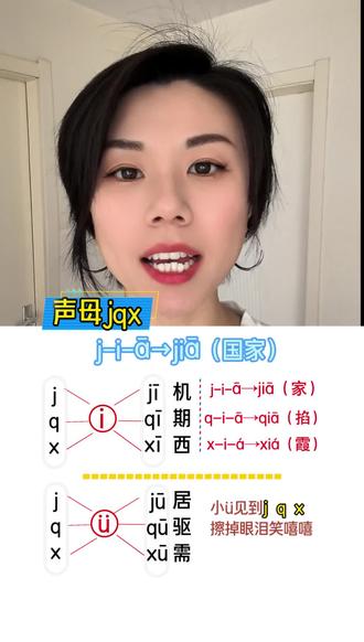 拼音入门第8课:jqx的正确拼读方法!零基础学拼音的娃学起来~#拼音系列课 #幼小衔接拼音#拼音 #拼读 #拼音启蒙