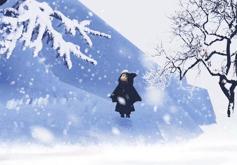 雪和小猫。/于是录了个调色教程 一集非常诈骗的打卡嗯嗯 模仿请注明出处这样子#光遇打卡 #光遇调色教程 #光遇