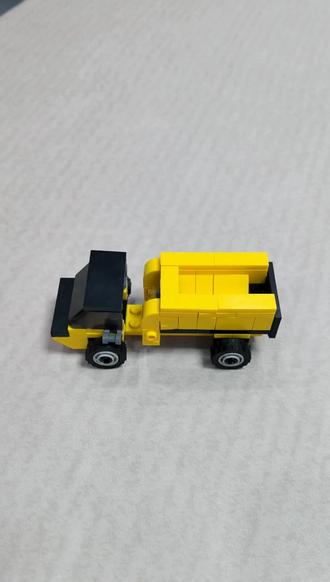 钢材运输车 翻斗车积木拼装#积木 #工程车玩具 #乐高 #益智玩具 #小颗粒积木拼装