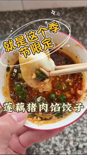 这饺子馅太绝了!莲藕脆脆的,猪肉嫩嫩的,鲜美不腻!#创作者中心 #创作灵感 #莲藕猪肉饺子 #厨房美食制作 #热门