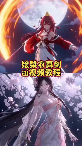 绘梨衣舞剑ai指令,视频教程 绘梨衣舞剑ai指令,小云雀教程,小云雀指令,舞剑,古风视频,#由小云雀seedance2.0制作 #小云雀AI #小云雀爆款马上成片 #小云雀seedance#用小云雀Agent短剧一键直出