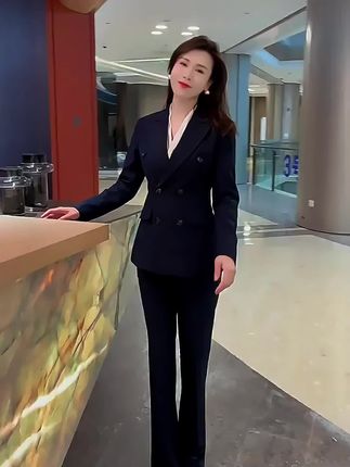 气质高端西服西装套装商务学生面试工作服职业装房地产销售银行#高级感穿搭 #气质套装穿搭 #职场穿搭 #西服控 #西装套装
