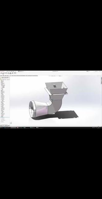 #钣金#王工solidwrks #cad#每日绘图 #sw。这样的模型出图大家都是收多少合适呢?