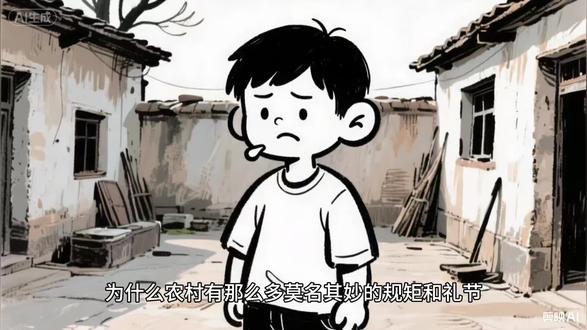为什么农村有那么多莫名其妙的规矩和礼节