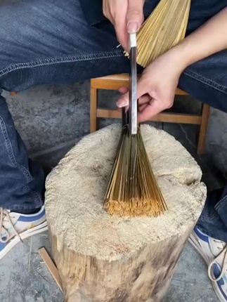 手工制作锅刷传统手艺不能丢 #刷锅 #传统手工艺 #传统手工竹编