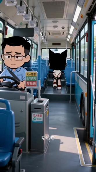 #AI公交车投币趣事 #随变ai随便玩