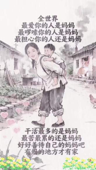 全世界爱你的人是妈妈