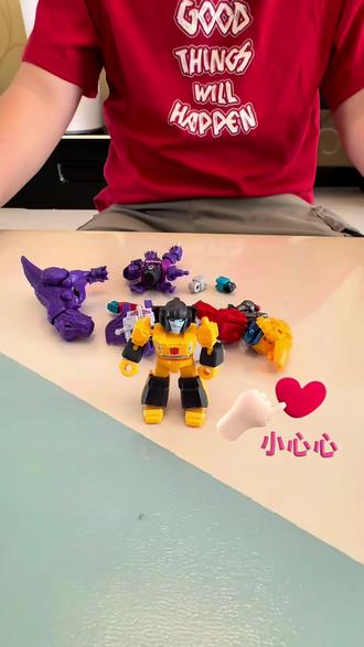 #爱玩会玩 爆改布鲁可变形金刚-飞毛腿-毁灭者形态#布鲁可改造 #布鲁可改装 @布鲁可积木人