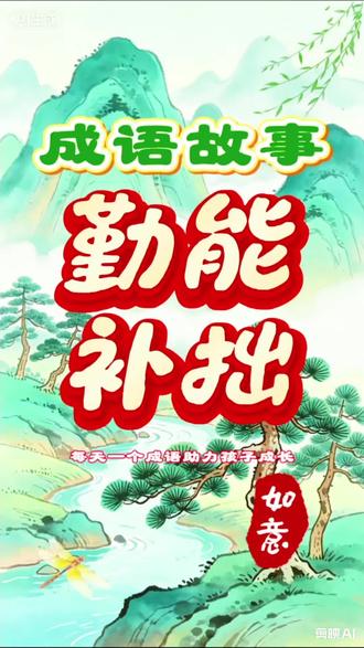 勤能补拙 #成语故事 #成语故事系列 #寓言故事 #成语 #国学启蒙