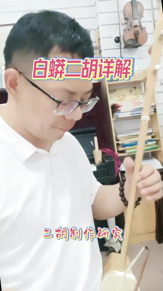 二胡制作,白蟒二胡详解,珍稀树种海南青皮木二胡