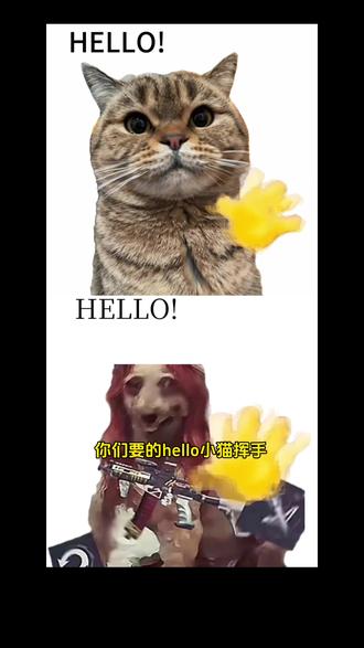 hello小猫剪辑教程 hello小狗教程 hello小猫挥手模版 #hello小猫 #剪映 hello小猫挥手素材 hello小猫挥手特效 hello音频出处小猫 hello小猫配音教程 hello小猫挥手手素材