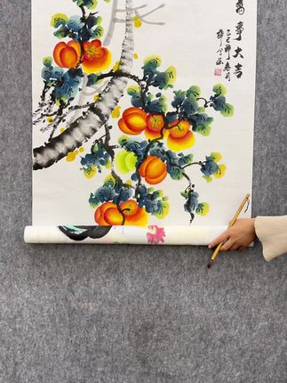 好事正酝酿,万物皆可期 #手绘#国画#家居挂画#文玩探宝#书画